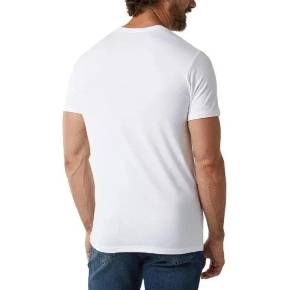 32 Degrees Cool Men's 3-Pack Short Sleeve Crew Neck Shirts White Large NWT - Picture 2 of 2